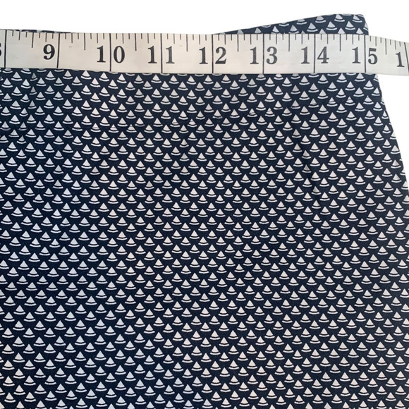 Talbots Heritage Pants Women’s Size 4 Cropped Capri Printed Office Side Zip - Picture 7 of 9